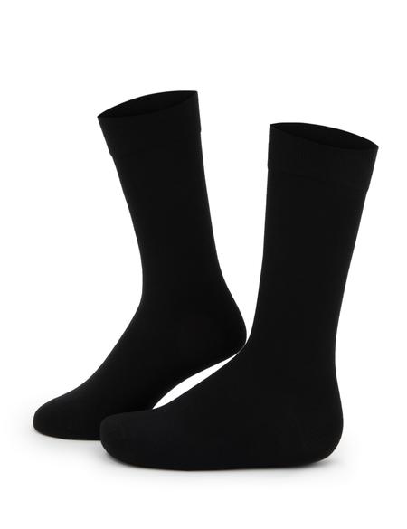 Erkek Bambu Karışımlı 2'li Paket Siyah Soket Basic Çorap - 50280872001