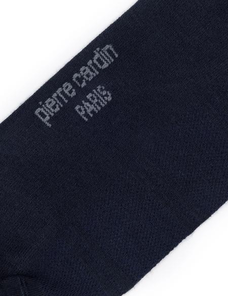 Erkek Bambu Karışımlı Lacivert Soket Desenli Çorap - 50280820002