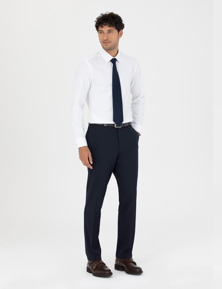 Lacivert Slim Fit Kumaş Pantolon - 50280221057