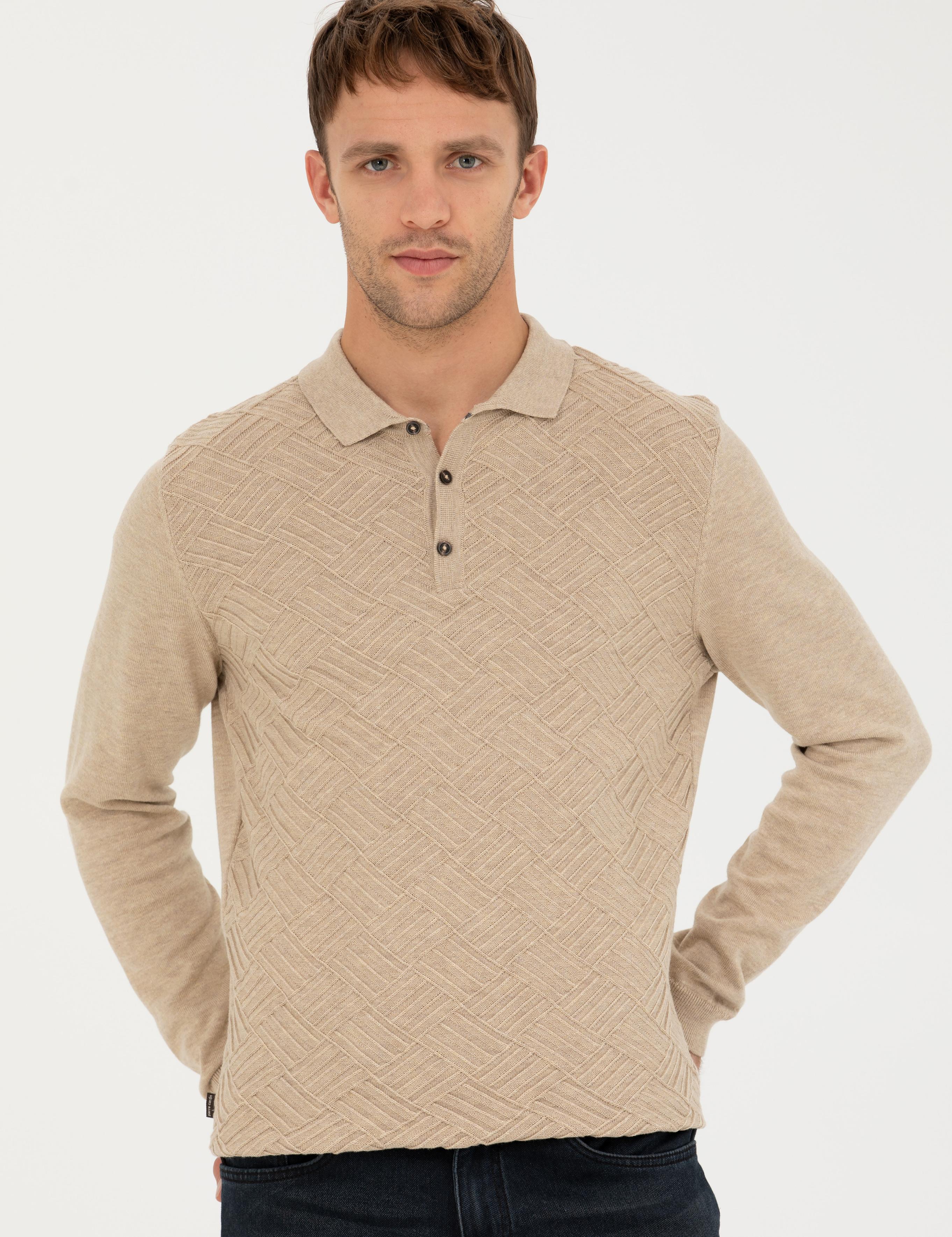 Kum Melanj Slim Fit Kazak