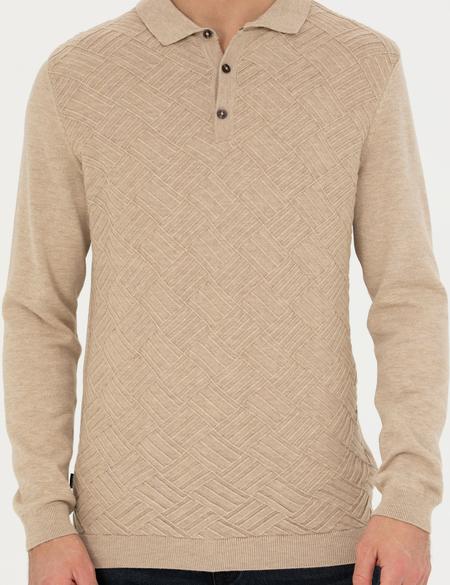 Kum Melanj Slim Fit Kazak - 50265441023