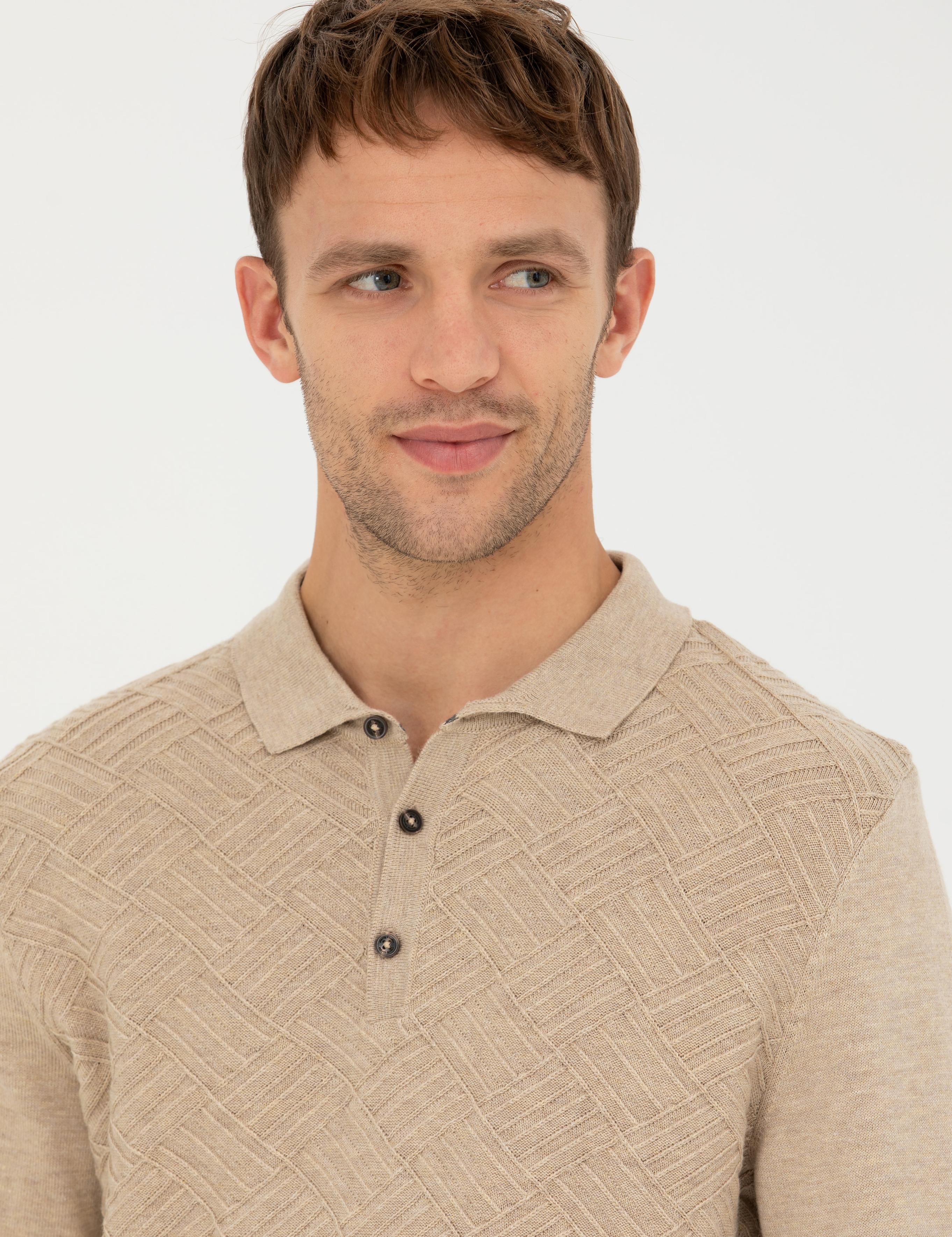 Kum Melanj Slim Fit Kazak