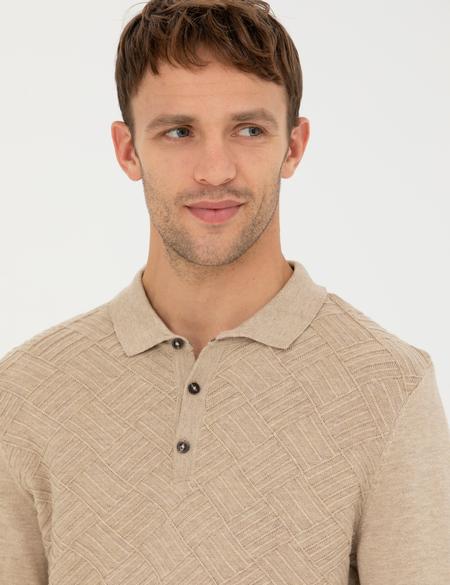 Kum Melanj Slim Fit Kazak - 50265441023