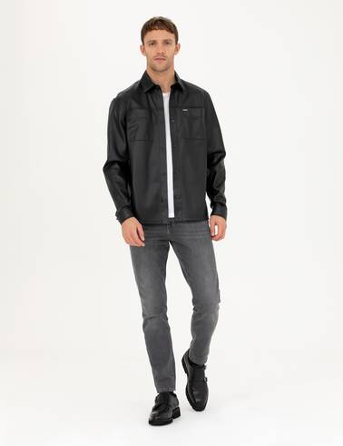 Siyah Regular Fit Gömlek