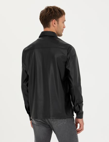 Siyah Regular Fit Gömlek - 50276365008