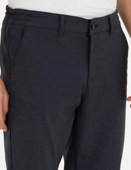 Lacivert Slim Fit Kanvas Pantolon - 50276718023