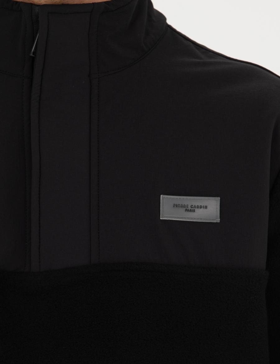 Siyah Regular Fit Sweatshirt