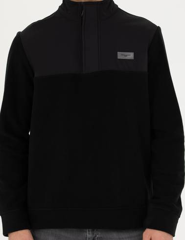Siyah Regular Fit Sweatshirt