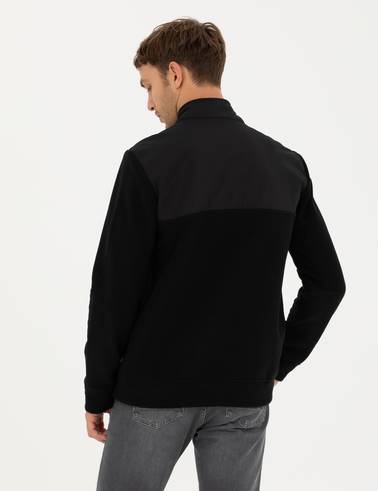 Siyah Regular Fit Sweatshirt