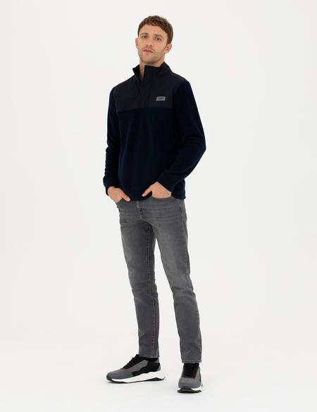 Lacivert Regular Fit Sweatshirt - 50271771057