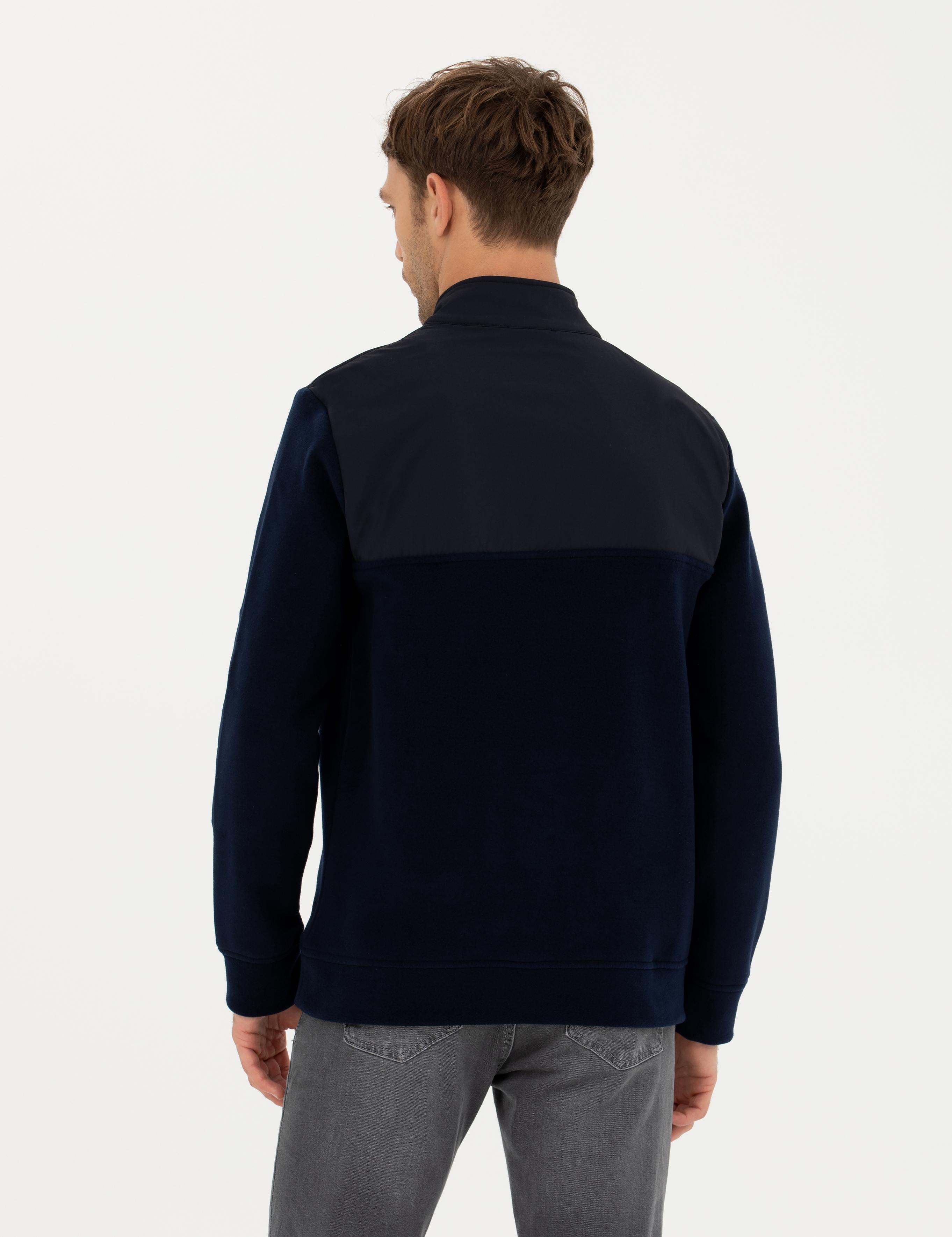 Lacivert Regular Fit Sweatshirt