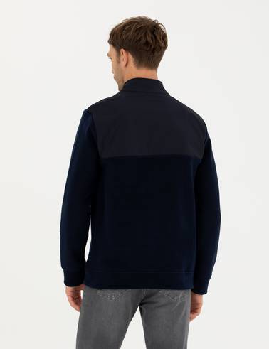 Lacivert Regular Fit Sweatshirt