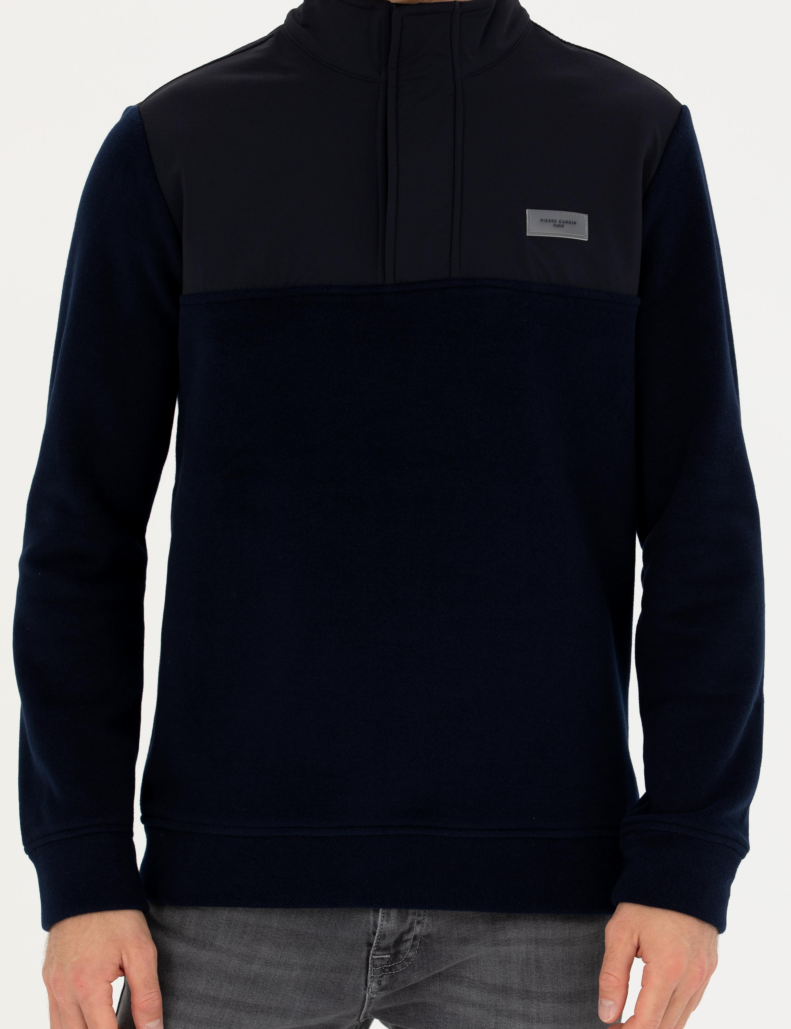 Lacivert Regular Fit Sweatshirt