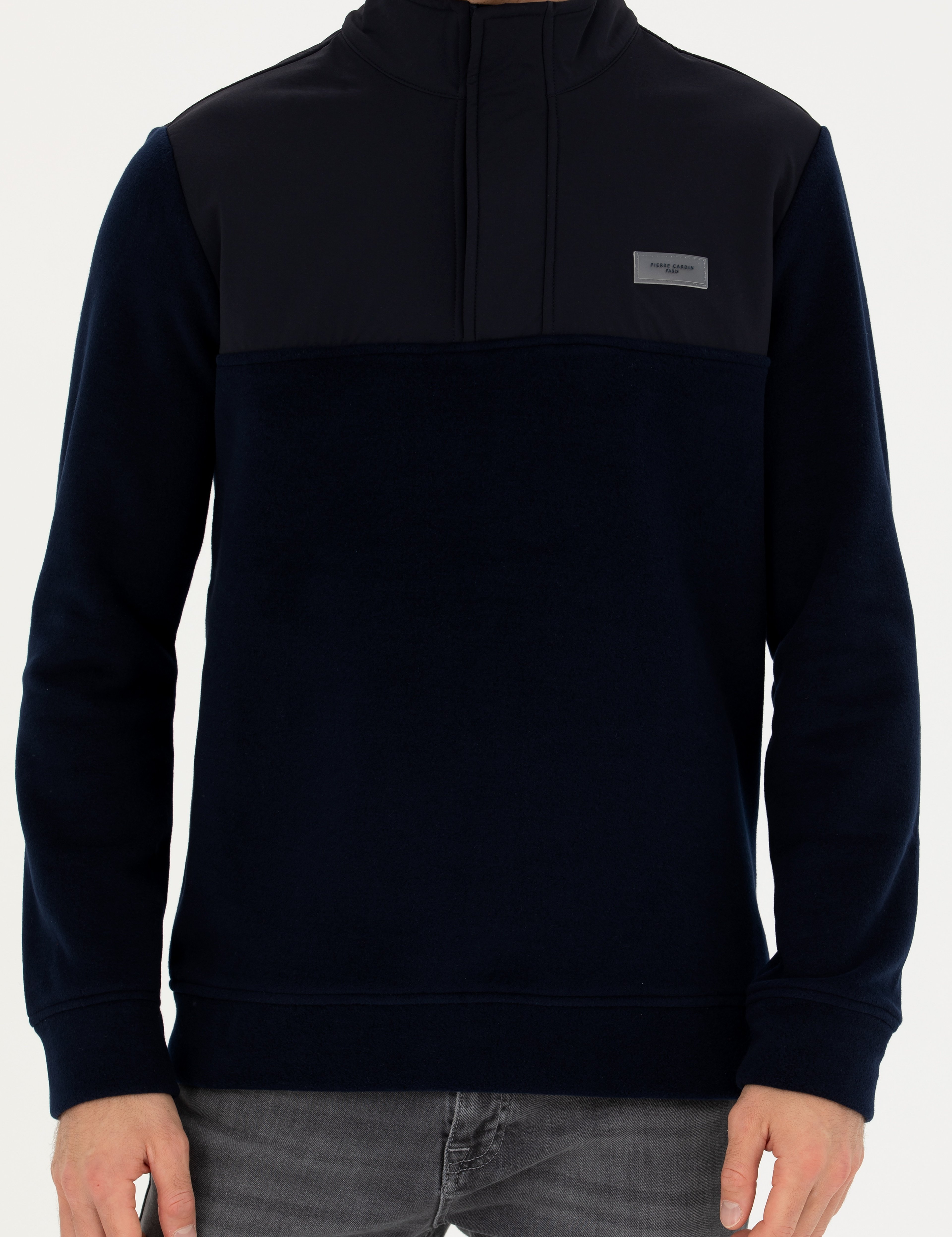 Lacivert Regular Fit Sweatshirt - Image 6