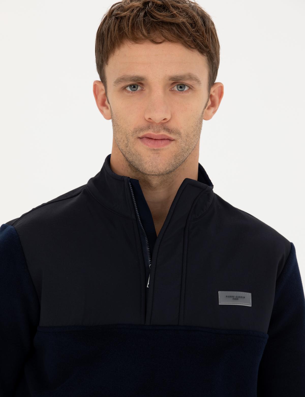 Lacivert Regular Fit Sweatshirt - 50271771057