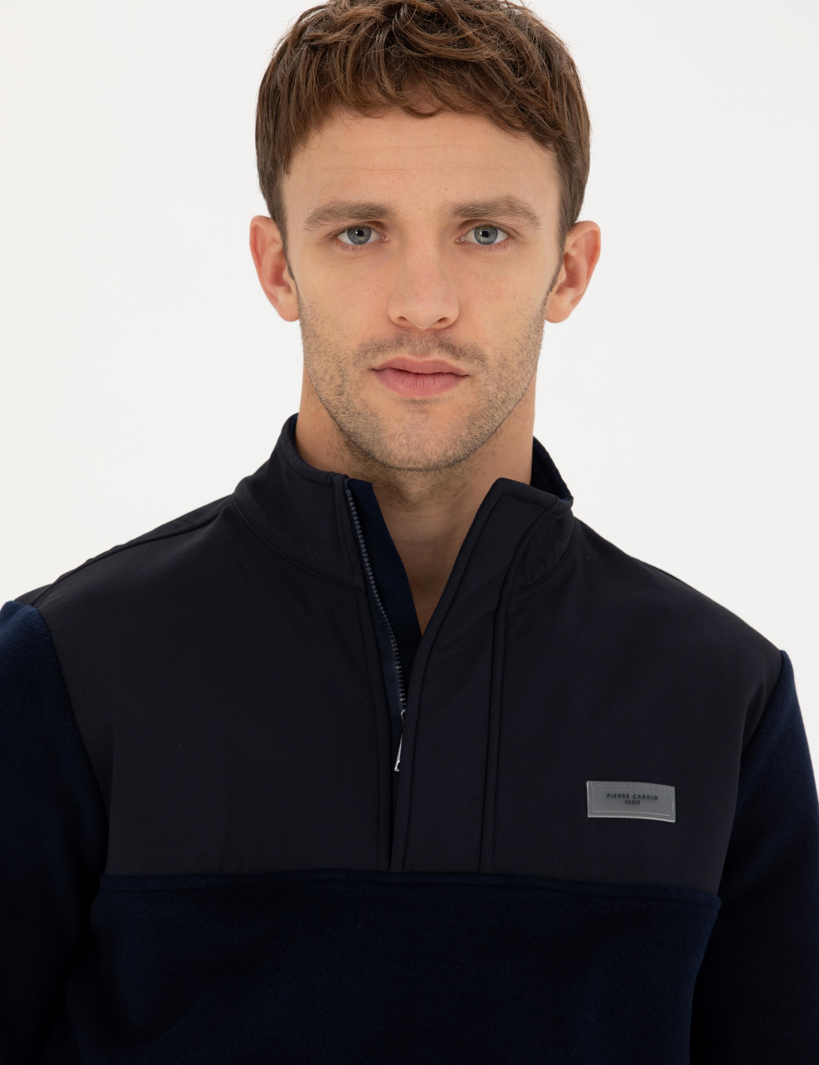 Lacivert Regular Fit Sweatshirt