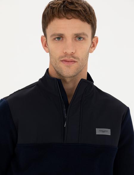 Lacivert Regular Fit Sweatshirt - 50271771057