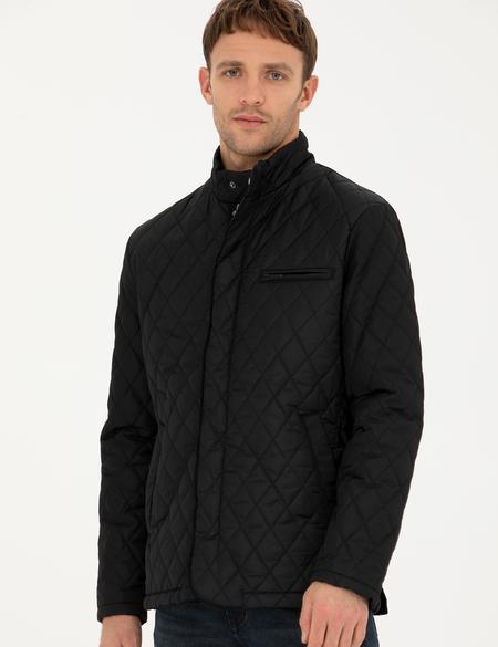 Siyah Kapitone Mont - 50276363003