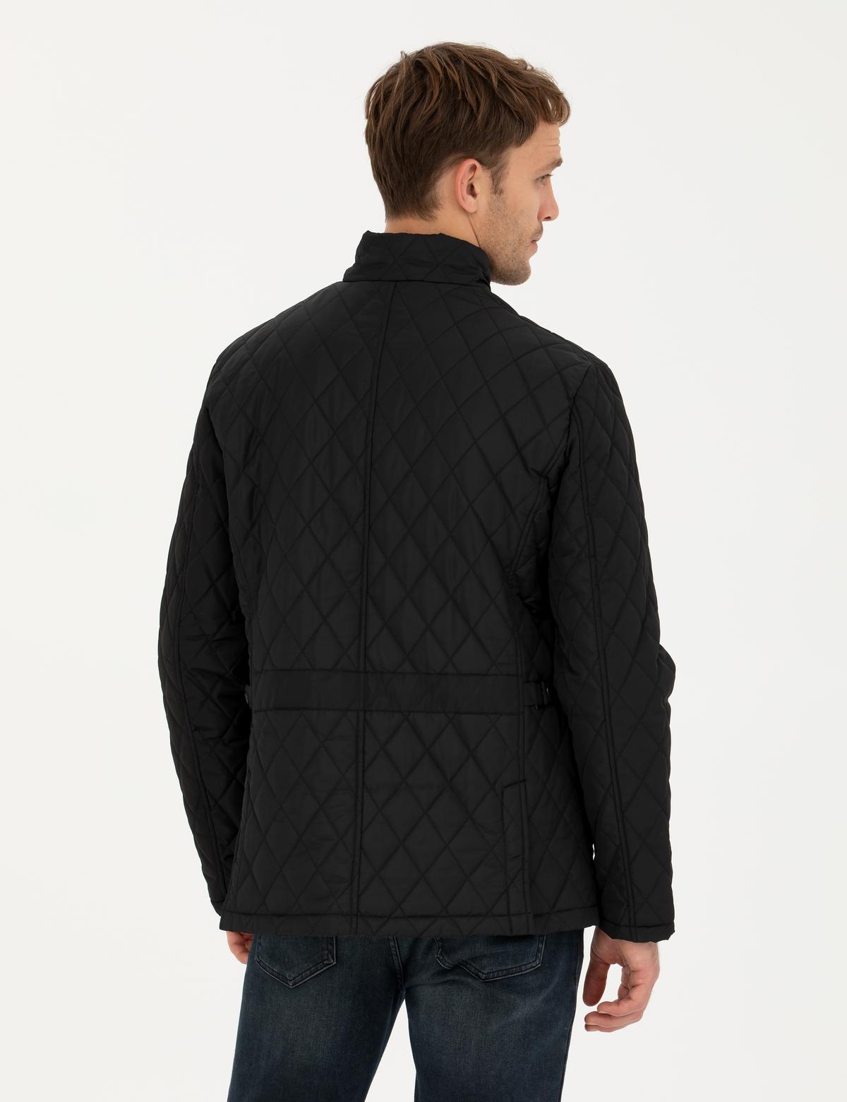 Siyah Kapitone Mont - 50276363003