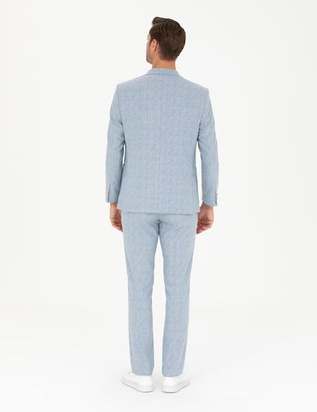 Açık Mavi Slim Fit Takım Elbise - 50264994089