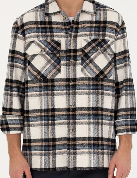 Lacivert Oversize Gömlek Ceket - 50277735006