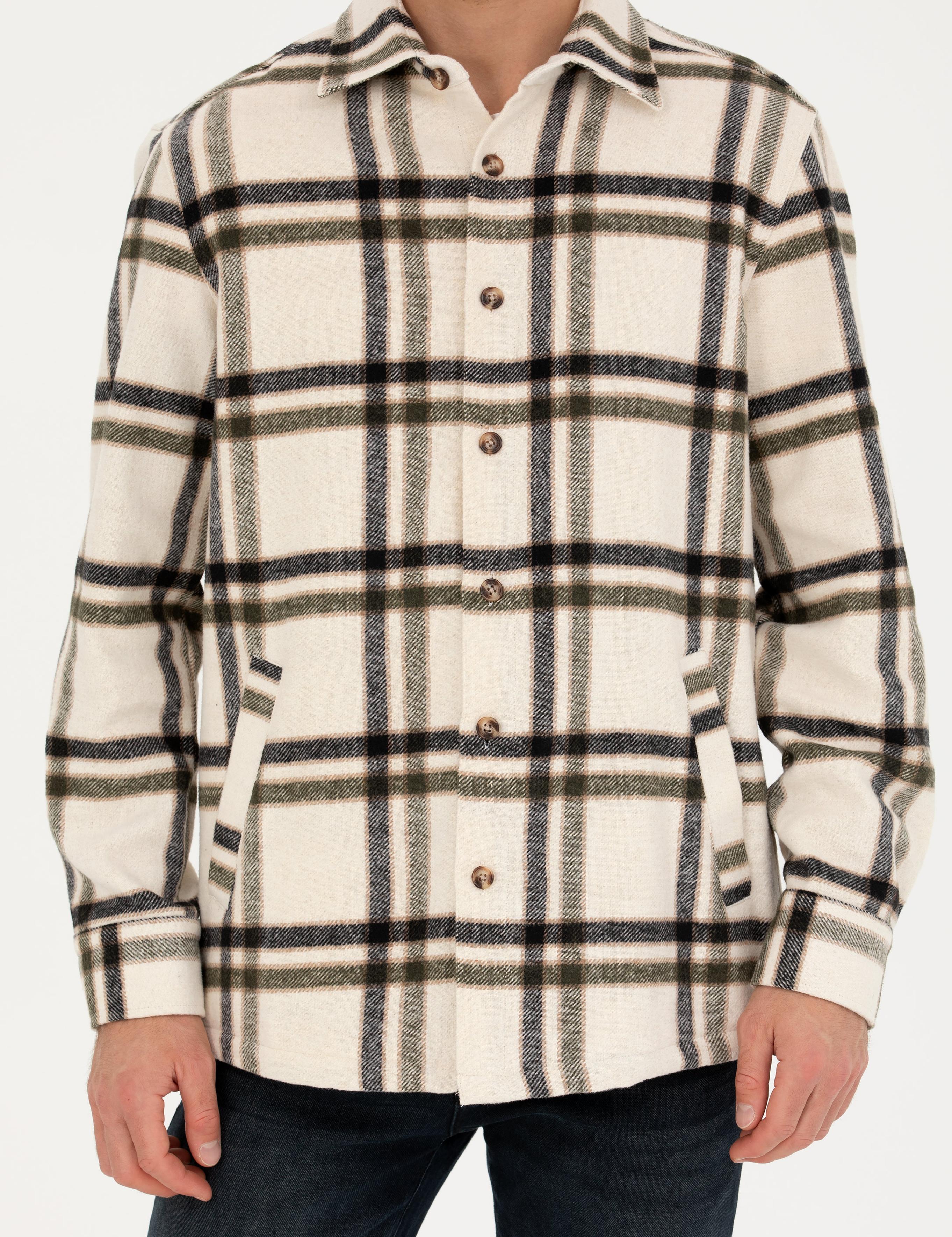 Haki Oduncu Comfort Fit Gömlek