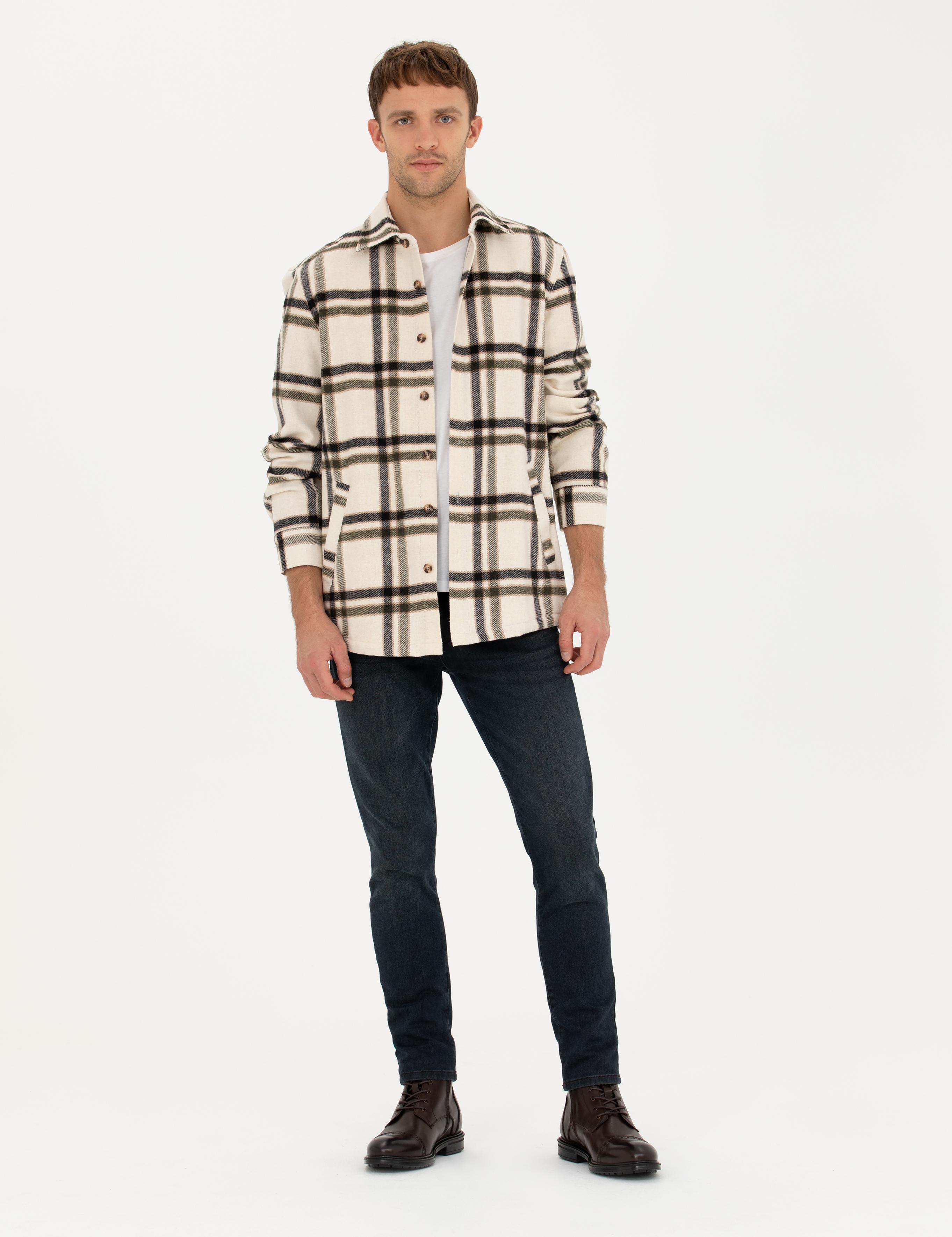 Haki Oduncu Comfort Fit Gömlek