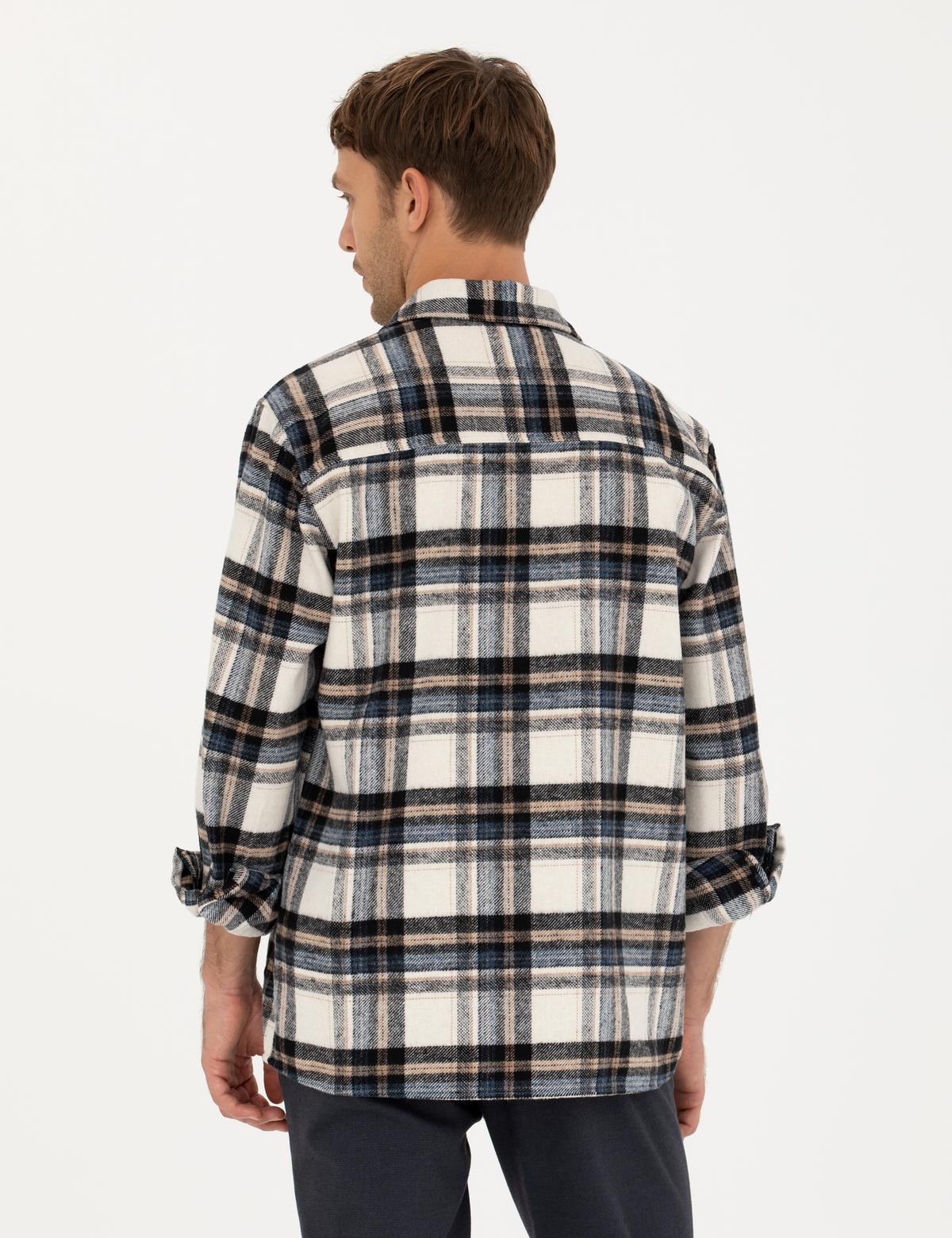 Lacivert Oversize Gömlek Ceket - 50277735006