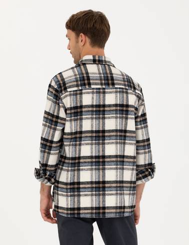 Lacivert Oversize Gömlek Ceket