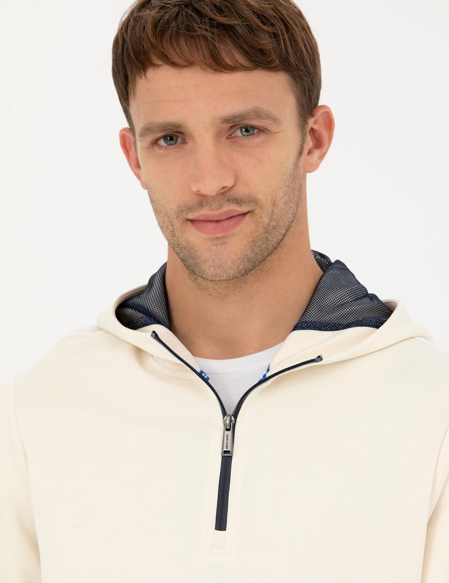 Ekru Regular Fit Sweatshirt