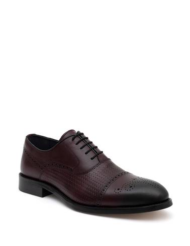 Bordo Klasik Ayakkabı