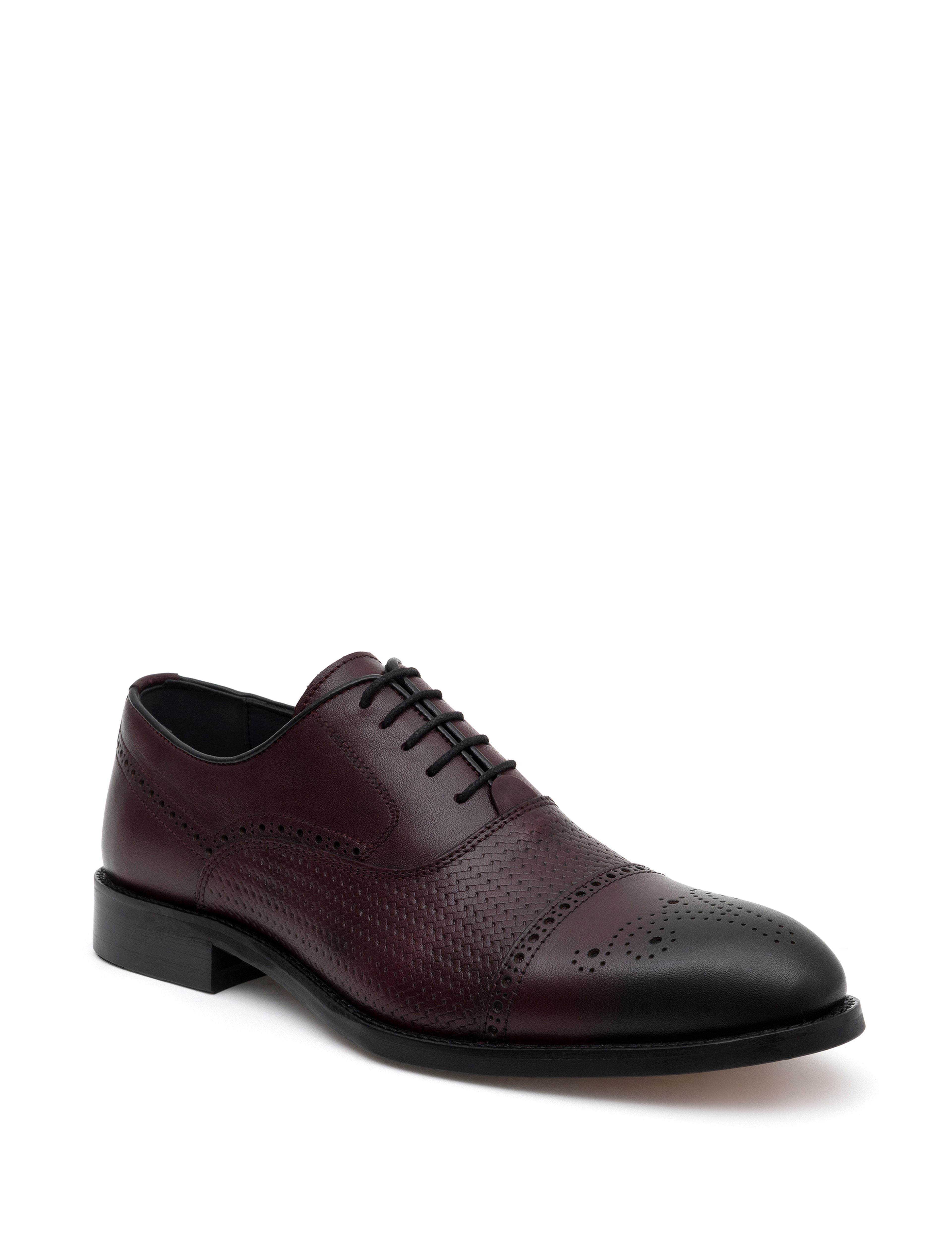 Bordo Klasik Ayakkabı - Image 2