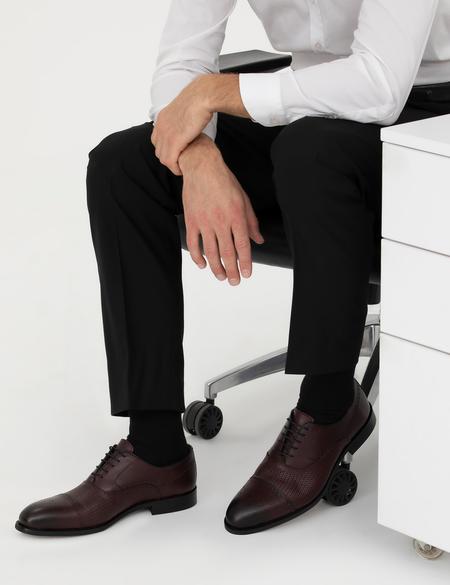 Bordo Klasik Ayakkabı - 50290681020