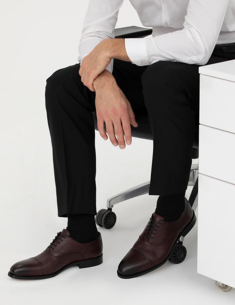 Bordo Klasik Ayakkabı