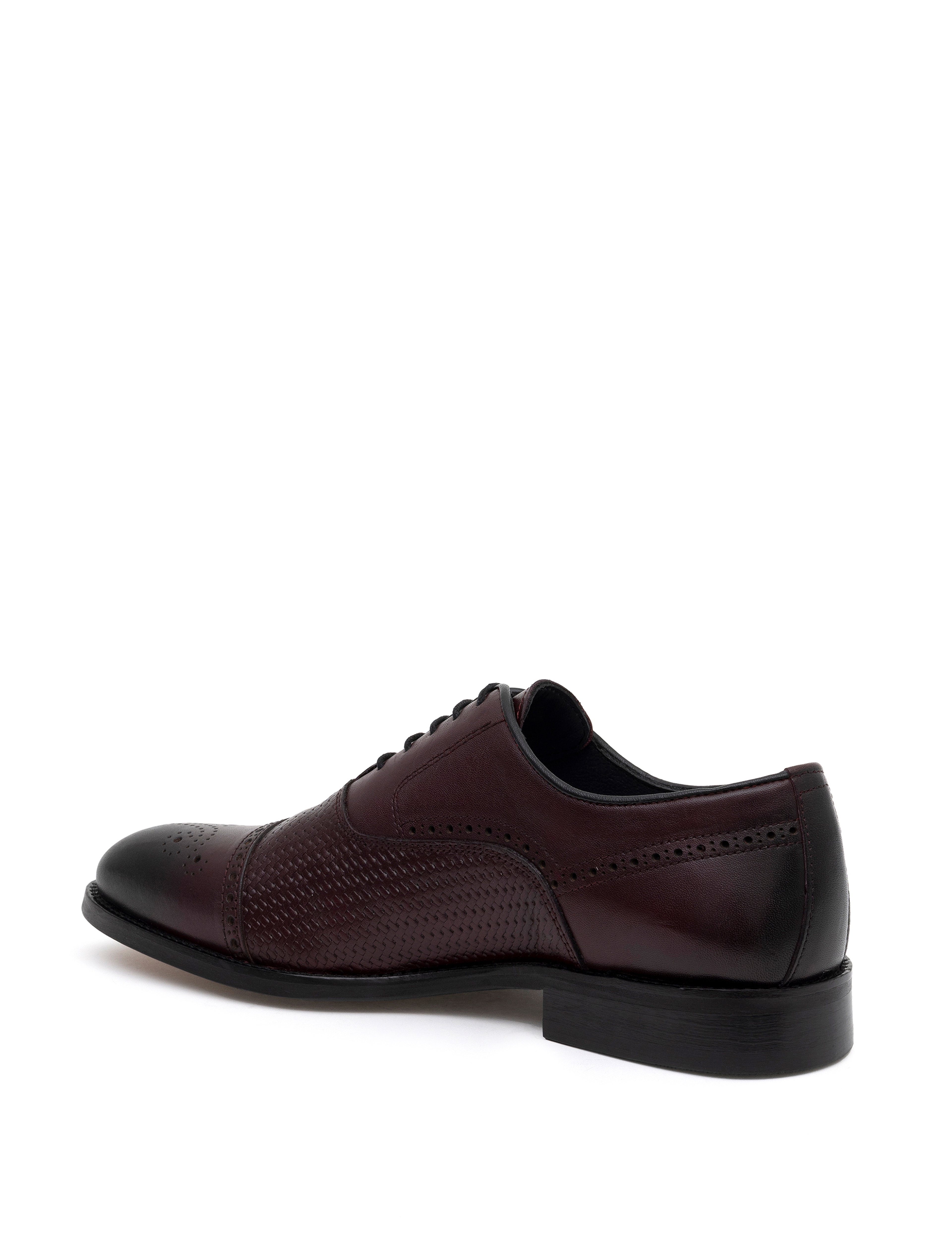 Bordo Klasik Ayakkabı - Image 3