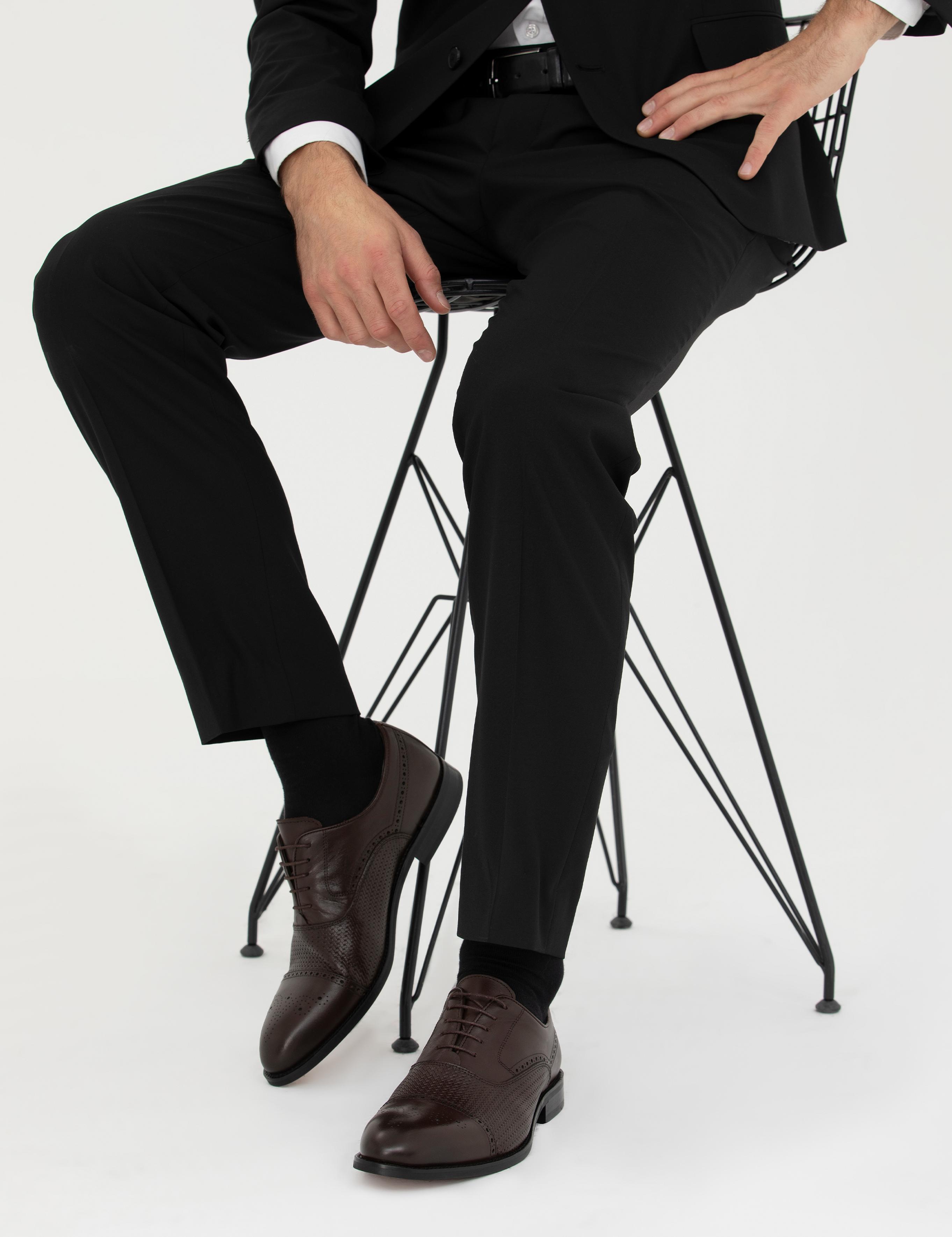 Kahverengi %100 Deri Klasik Ayakkabı