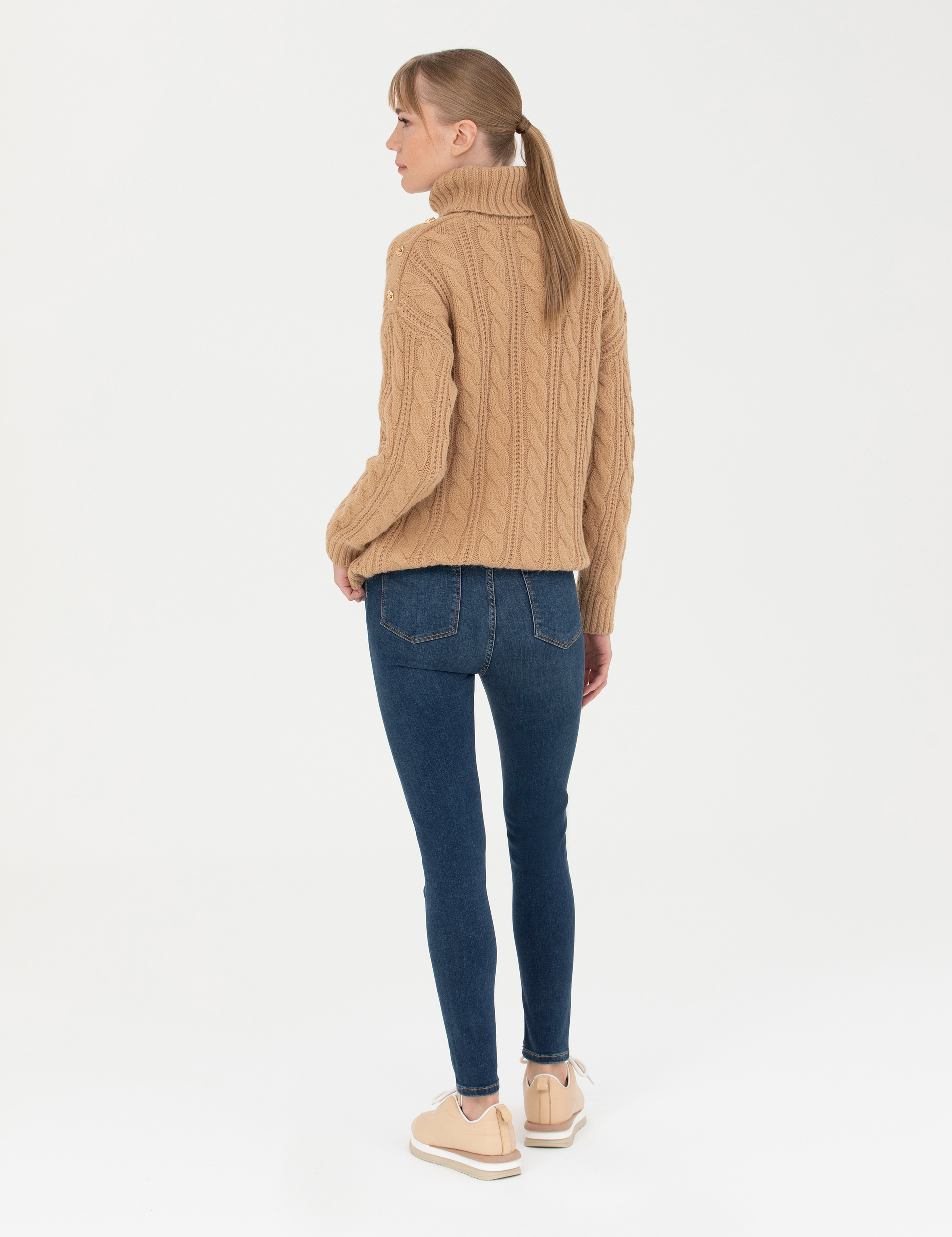 Koyu İndigo Skinny Fit Jean Pantolon - Image 4