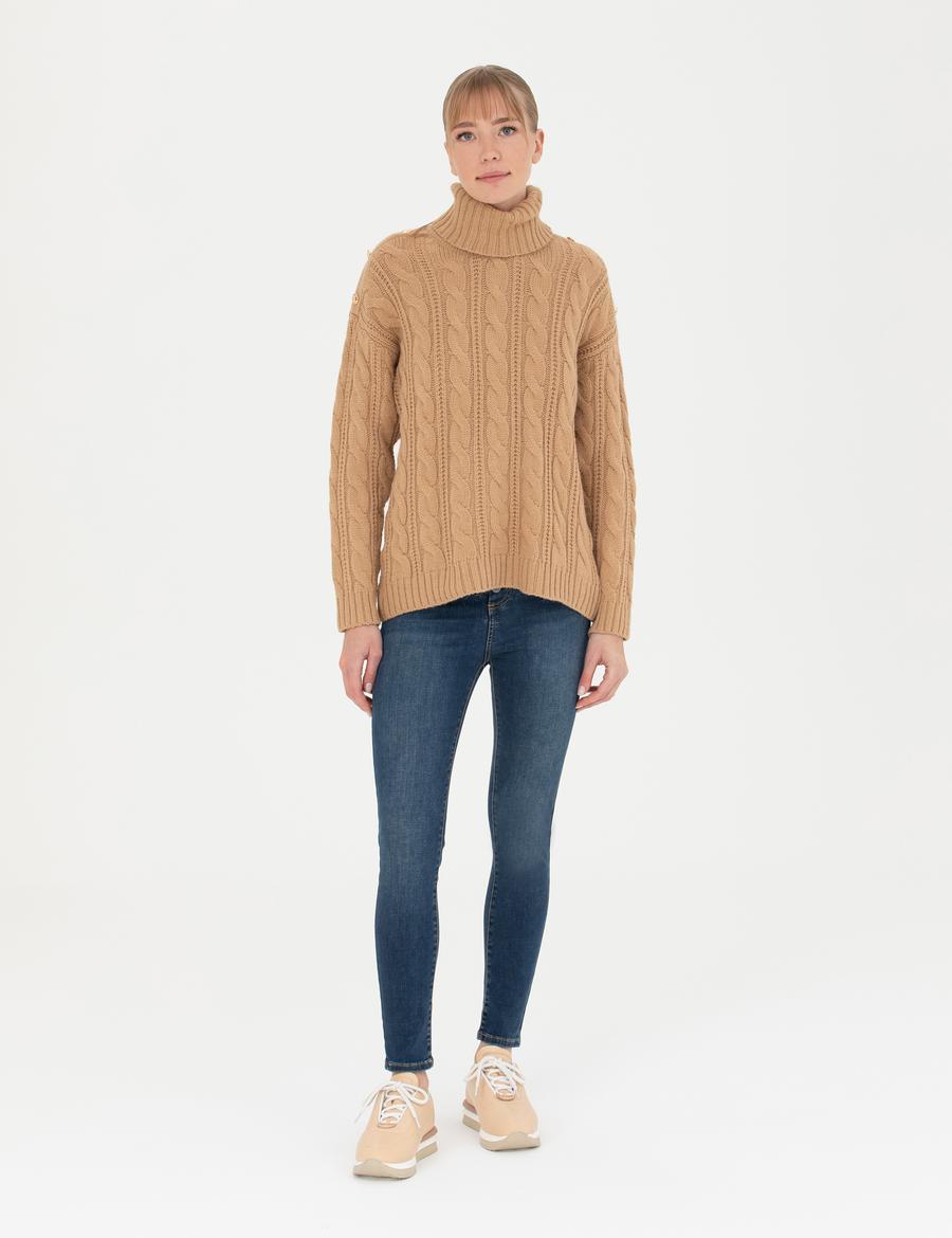 Koyu İndigo Skinny Fit Jean Pantolon