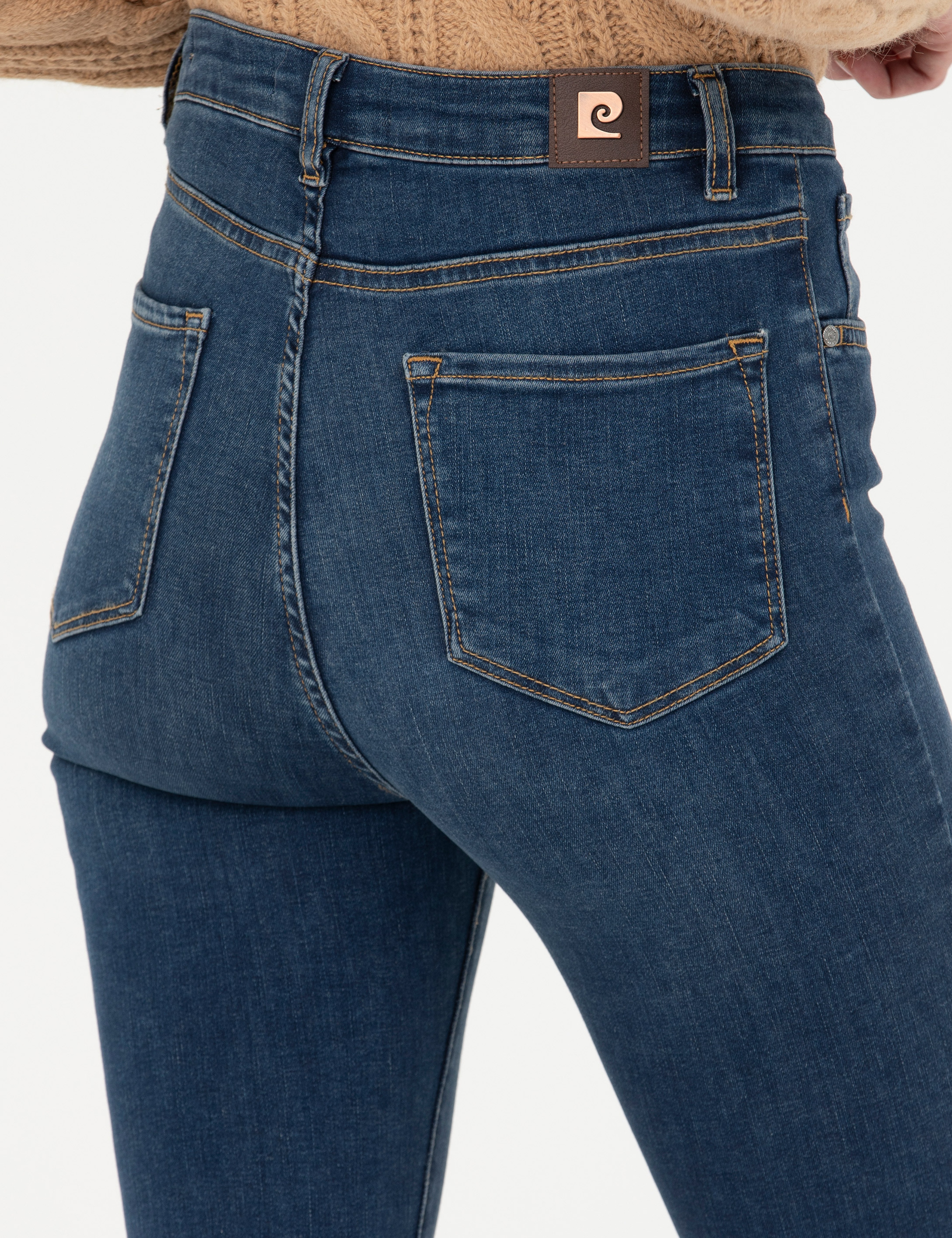Koyu İndigo Skinny Fit Jean Pantolon - Image 7