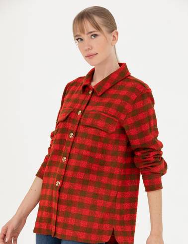 Camel Comfort Fit Oduncu Gömlek