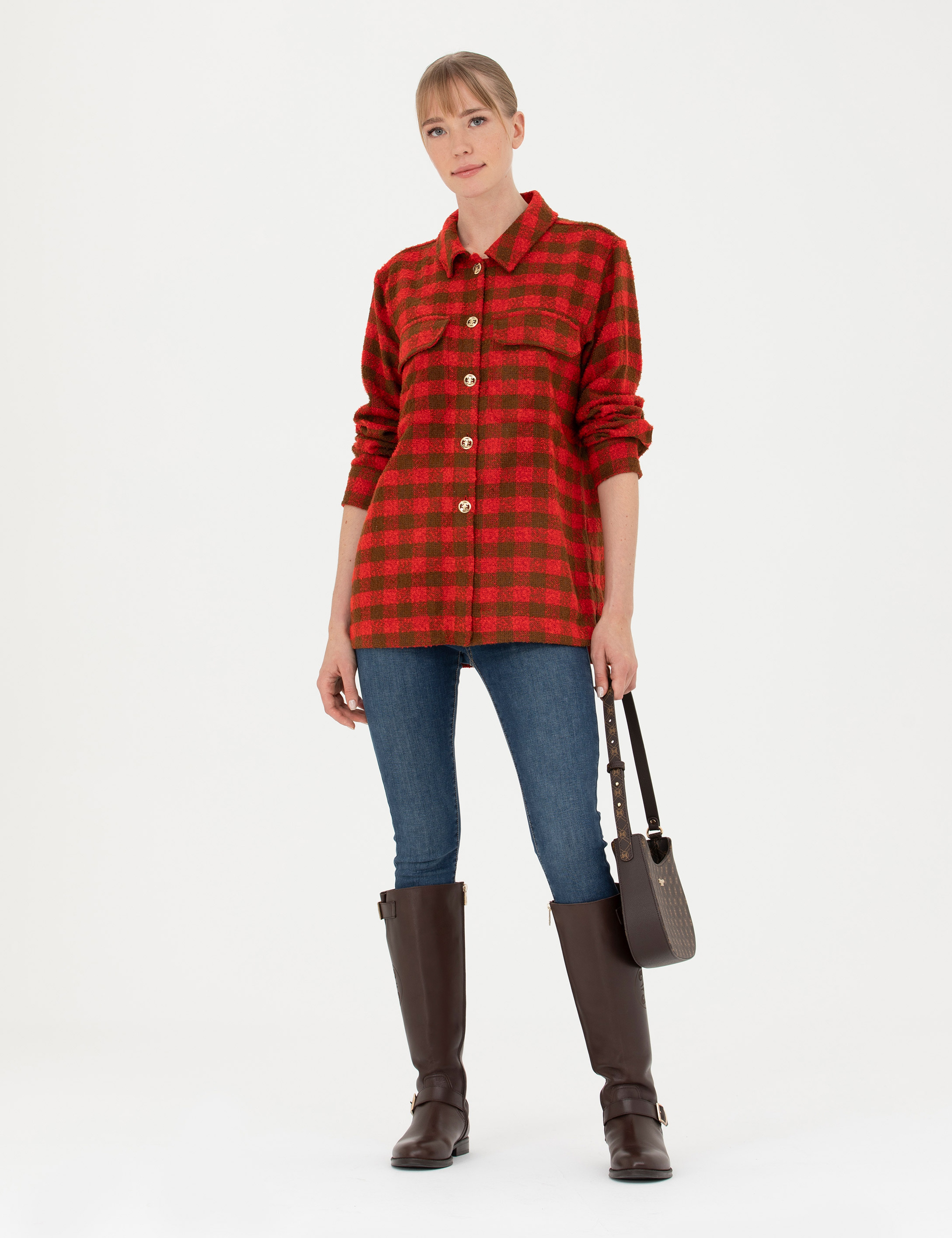 Camel Comfort Fit Oduncu Gömlek