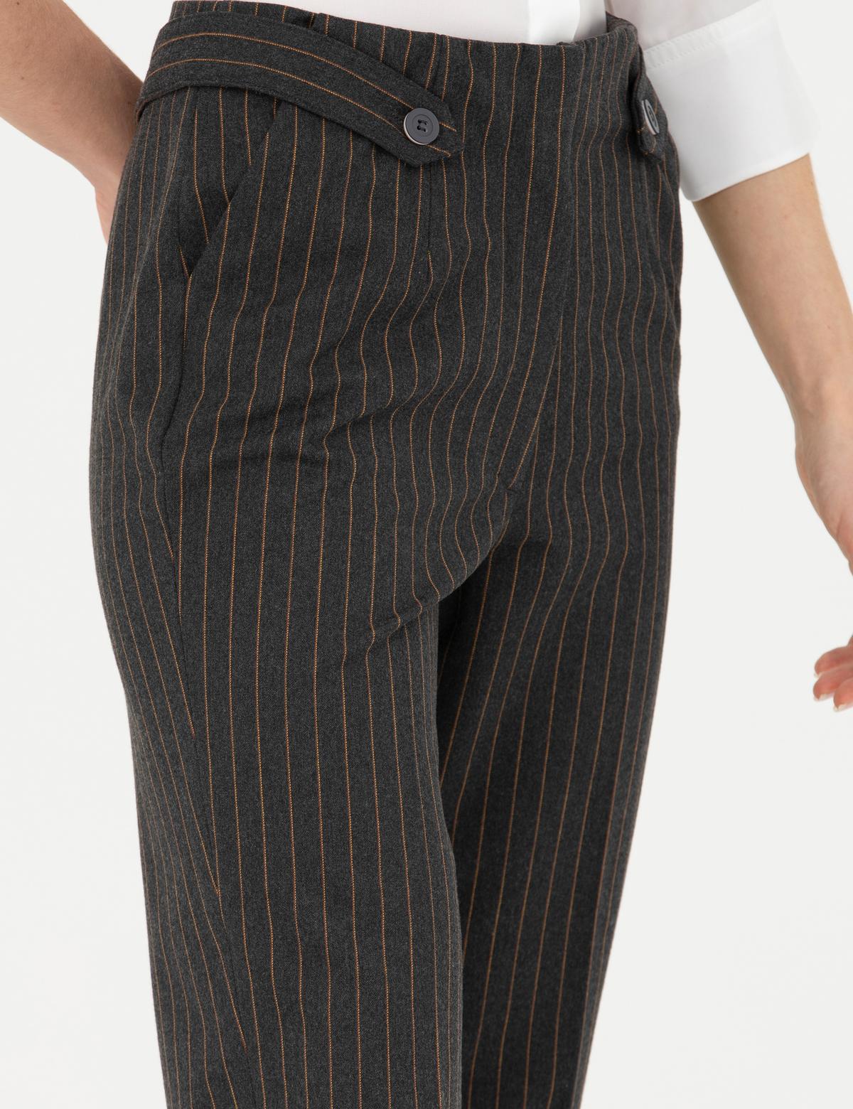 Antrasit Carrot Fit Kumaş Pantolon - 50273082025