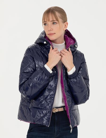 Lacivert Crop Top Mont - 50272225003