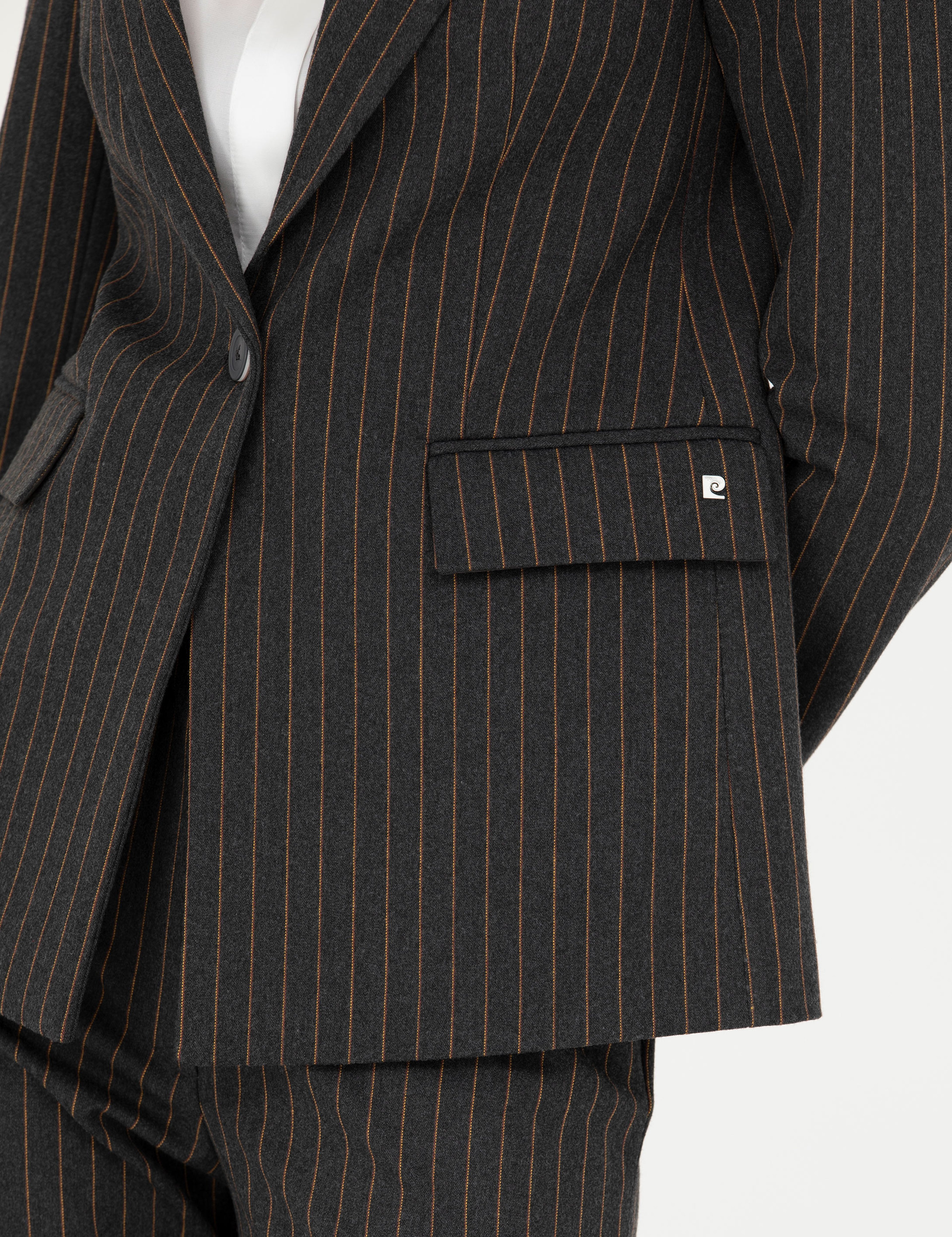 Antrasit Slim Fit Ceket - Image 7