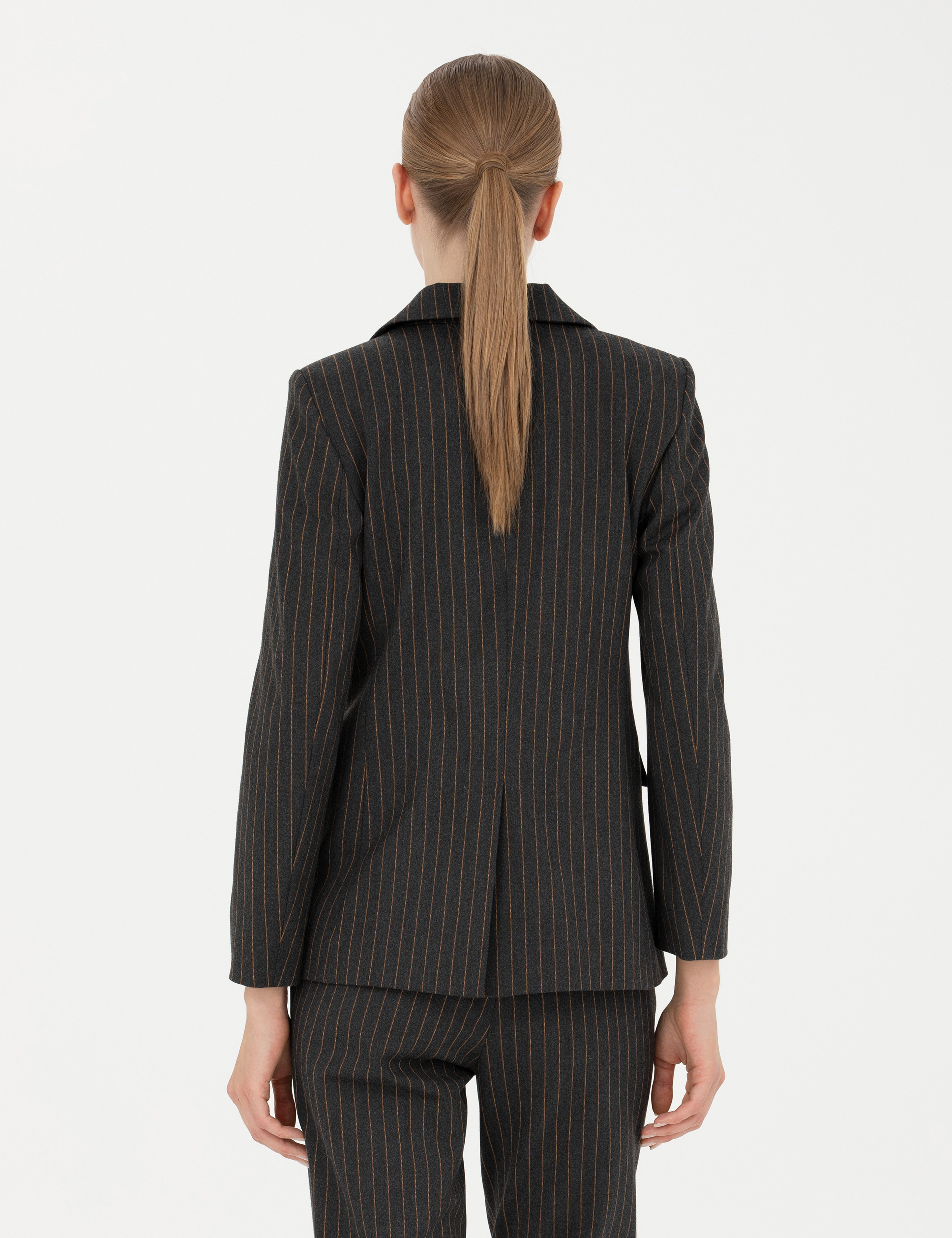 Antrasit Slim Fit Ceket
