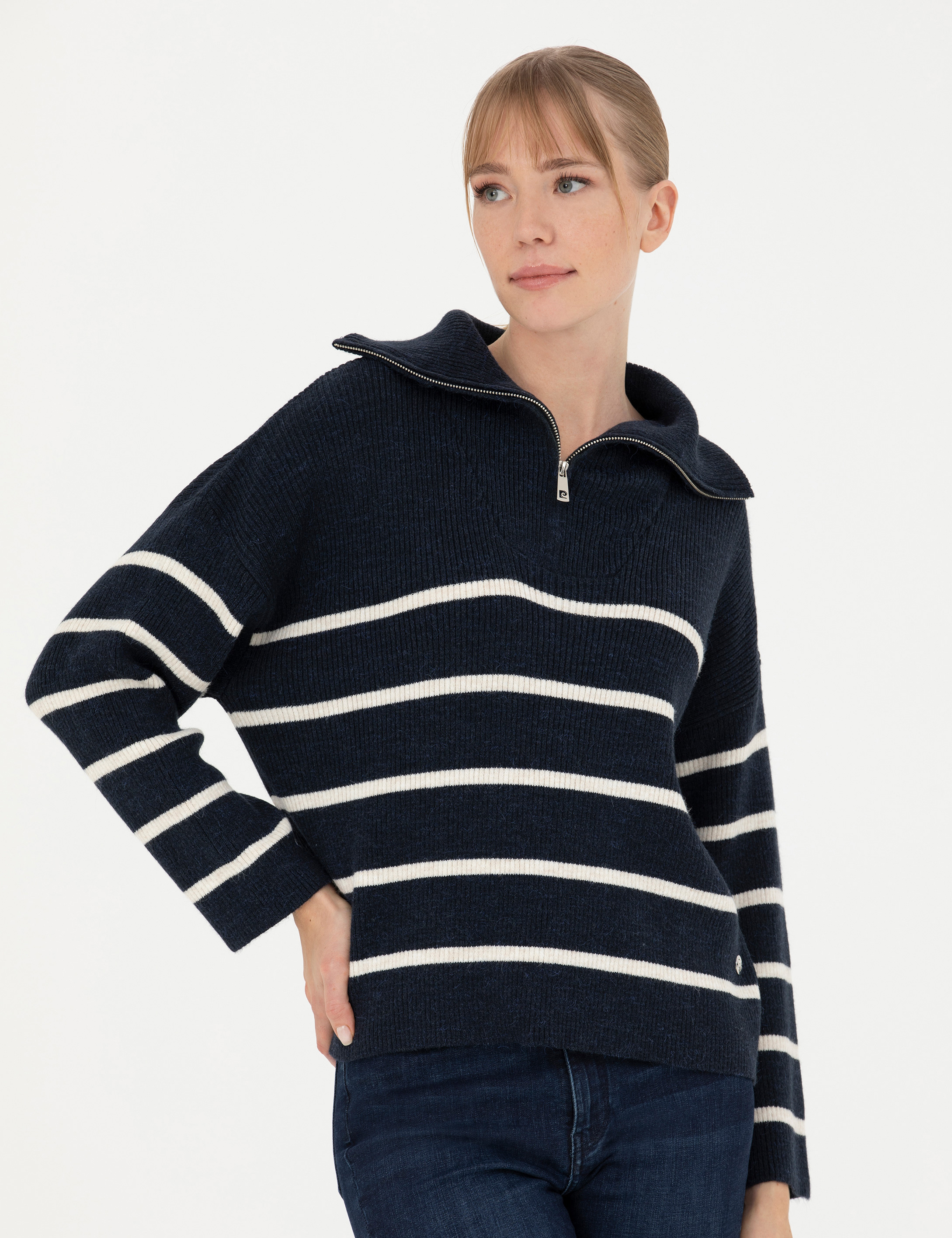 Lacivert Comfort Fit Kazak