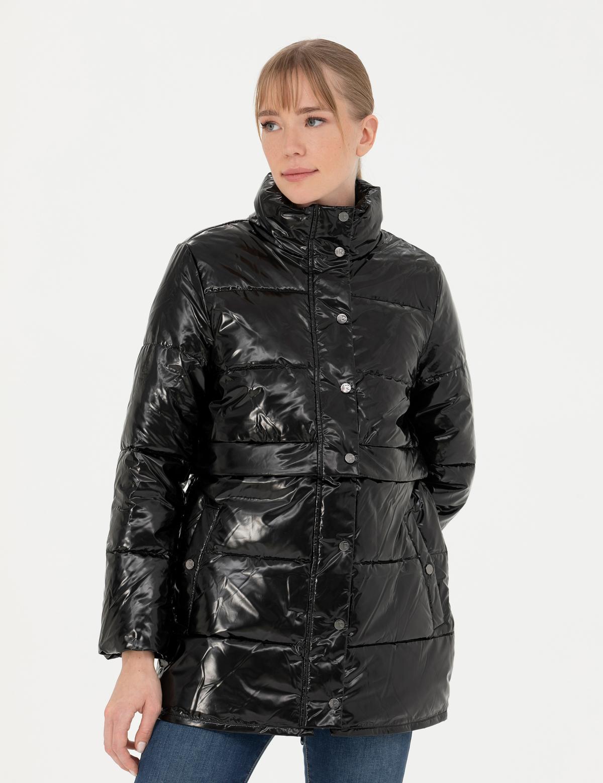 Siyah Parlak Mont - 50275841029