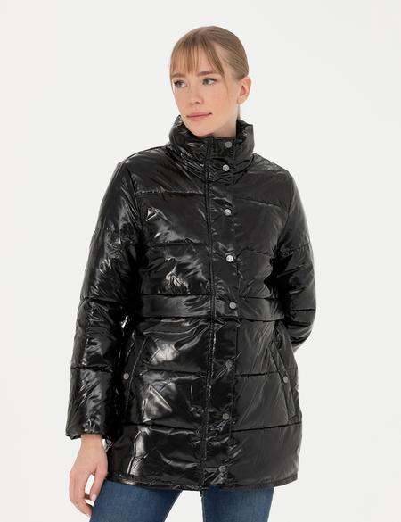 Siyah Parlak Mont - 50275841029