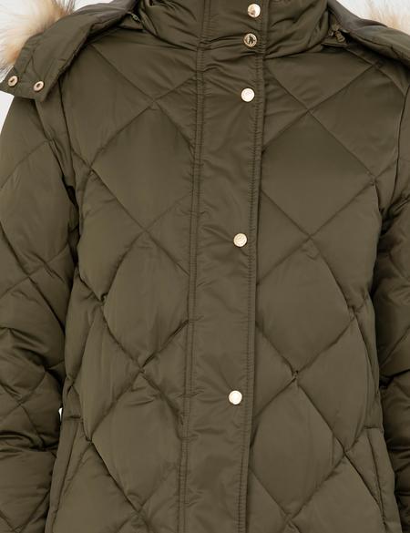 Haki Kapüşonlu Kaban - 50272233011