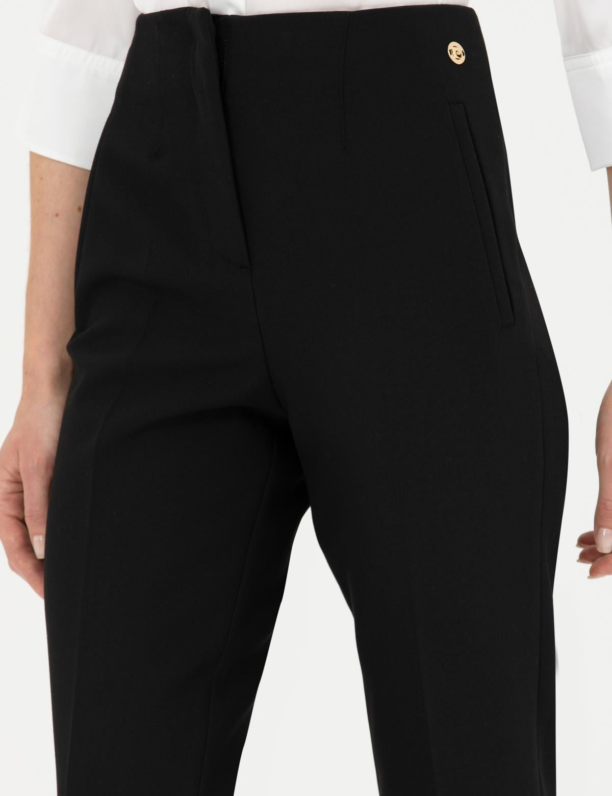 Siyah Carrot Fit Kumaş Pantolon - 50273090013